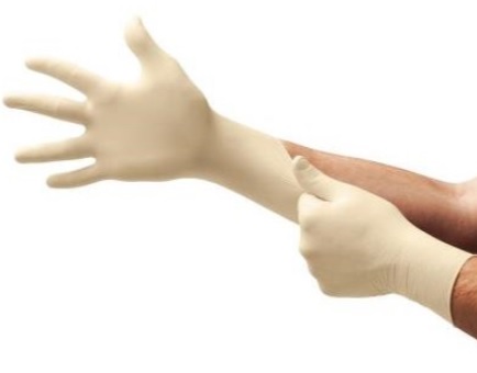 Durable Latex Exam Glove with Enhanced, Textured Fingertips - Disposable